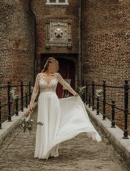 Marylise Gardena | Professioneel aangepaste designer trouwjurk | Maat 38