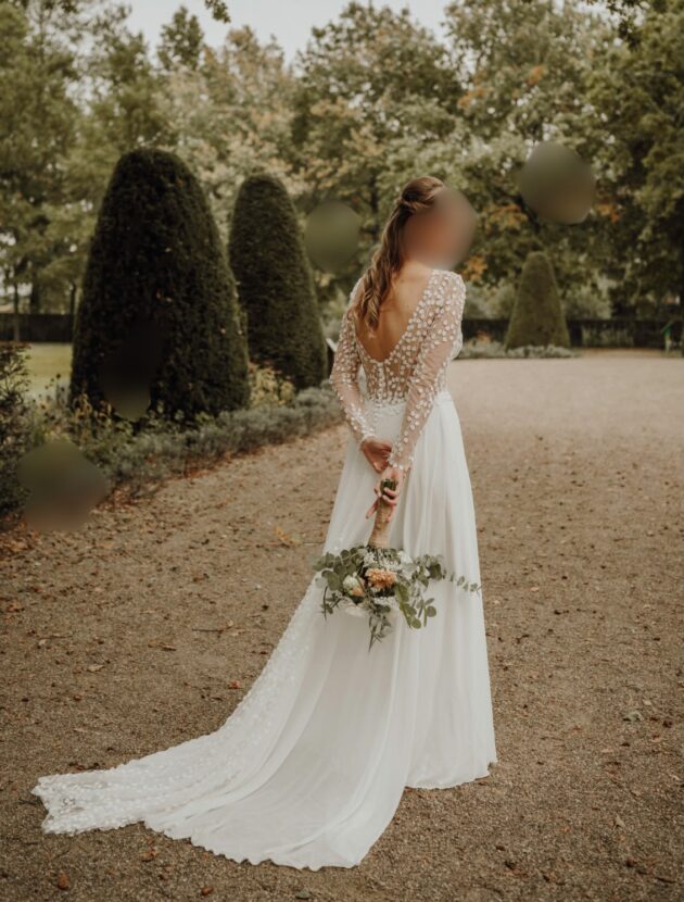 Marylise Gardena | Professioneel aangepaste designer trouwjurk | Maat 38
