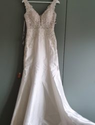 Klassieke, elegante en sexy nieuwe trouwjurk