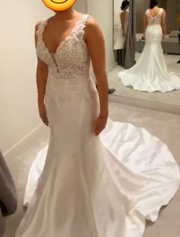 Klassieke, elegante en sexy nieuwe trouwjurk