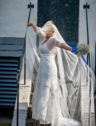 Elegante kanten trouwjurk Cymbeline Paris