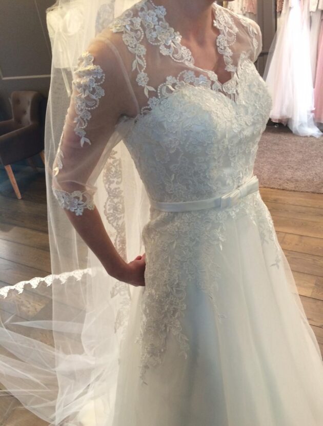 Trouwjurk Pronovias A-lijn