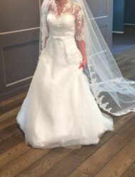 Trouwjurk Pronovias A-lijn