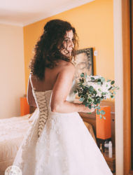 Pronovias strapless wedding dress /trouwjurk