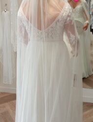 Trouwjurk bohemian A-lijn