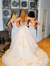 Prachtige ballgown trouwjurk – 38 – Le Papillion