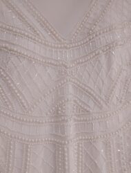 Vintage Gatsby jurk met kraalwerk, jaren ’20 stijl