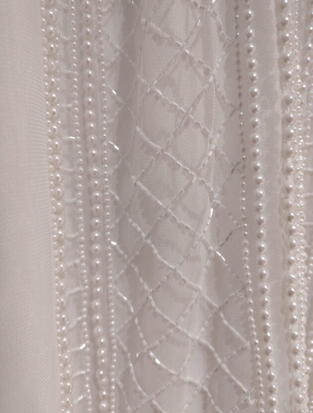 Vintage Gatsby jurk met kraalwerk, jaren ’20 stijl