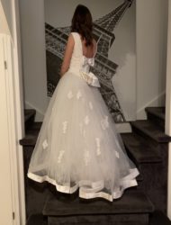 Een echte prinsessenjurk van het merk Mori Lee.