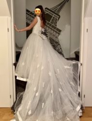 Een echte prinsessenjurk van het merk Mori Lee.