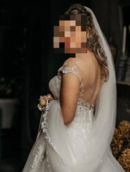 Unieke Pronovias Trouwjurk, Ball gown met glitters