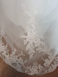 Prinsessen trouwjurk met mouwen
