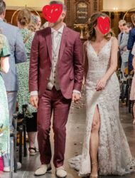 Bohemian Lilian West jurk met split