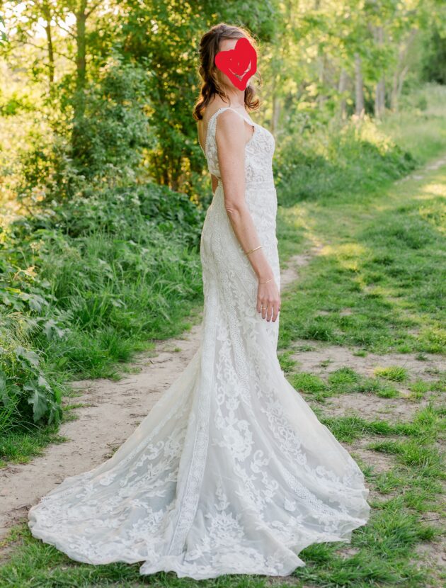 Bohemian Lilian West jurk met split