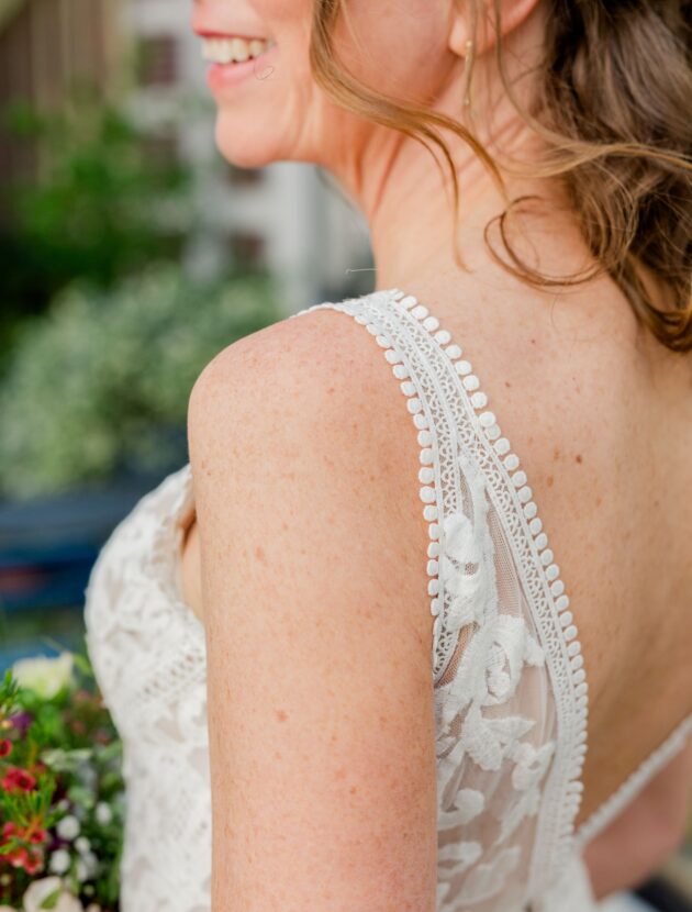 Bohemian Lilian West jurk met split