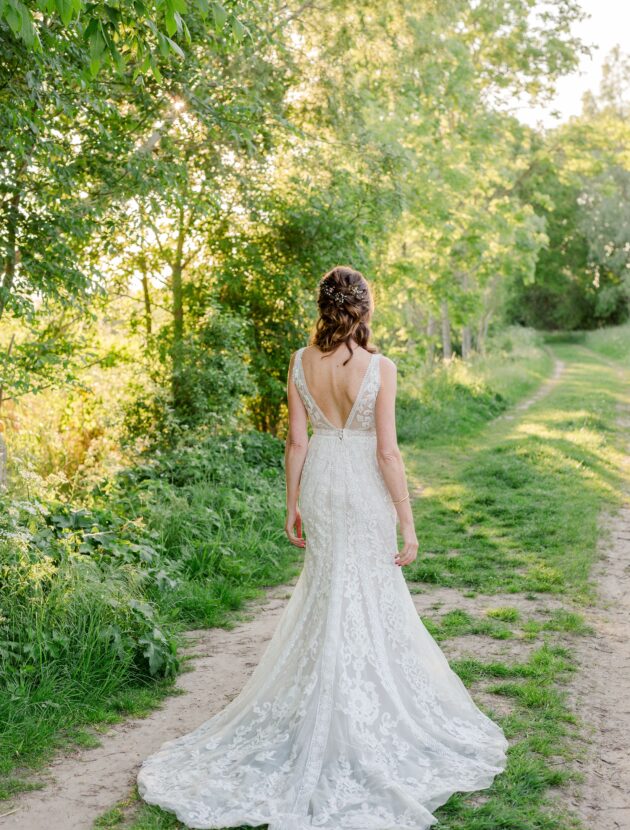 Bohemian Lilian West jurk met split